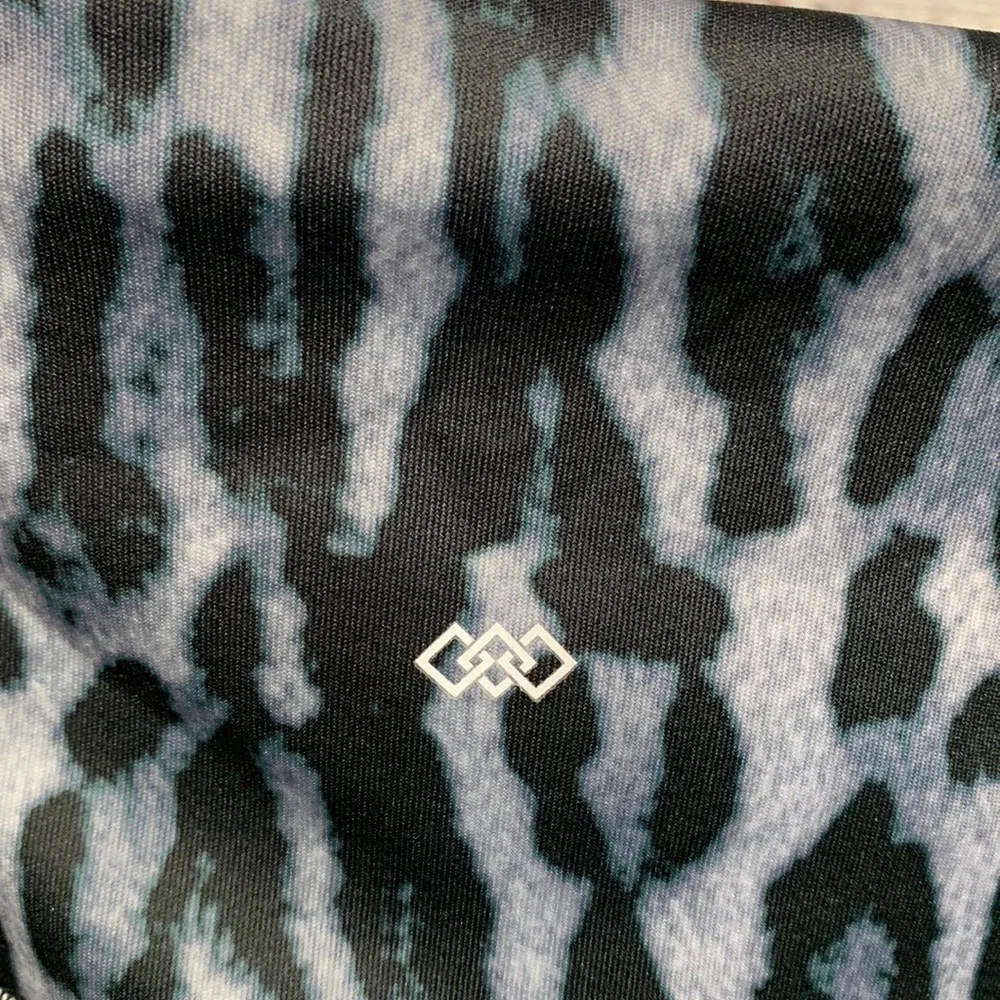 *NEW* Legend Gray and Black Cheetah Print Compression Athletic Shorts